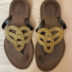 Bottega Veneta Leather Sandals